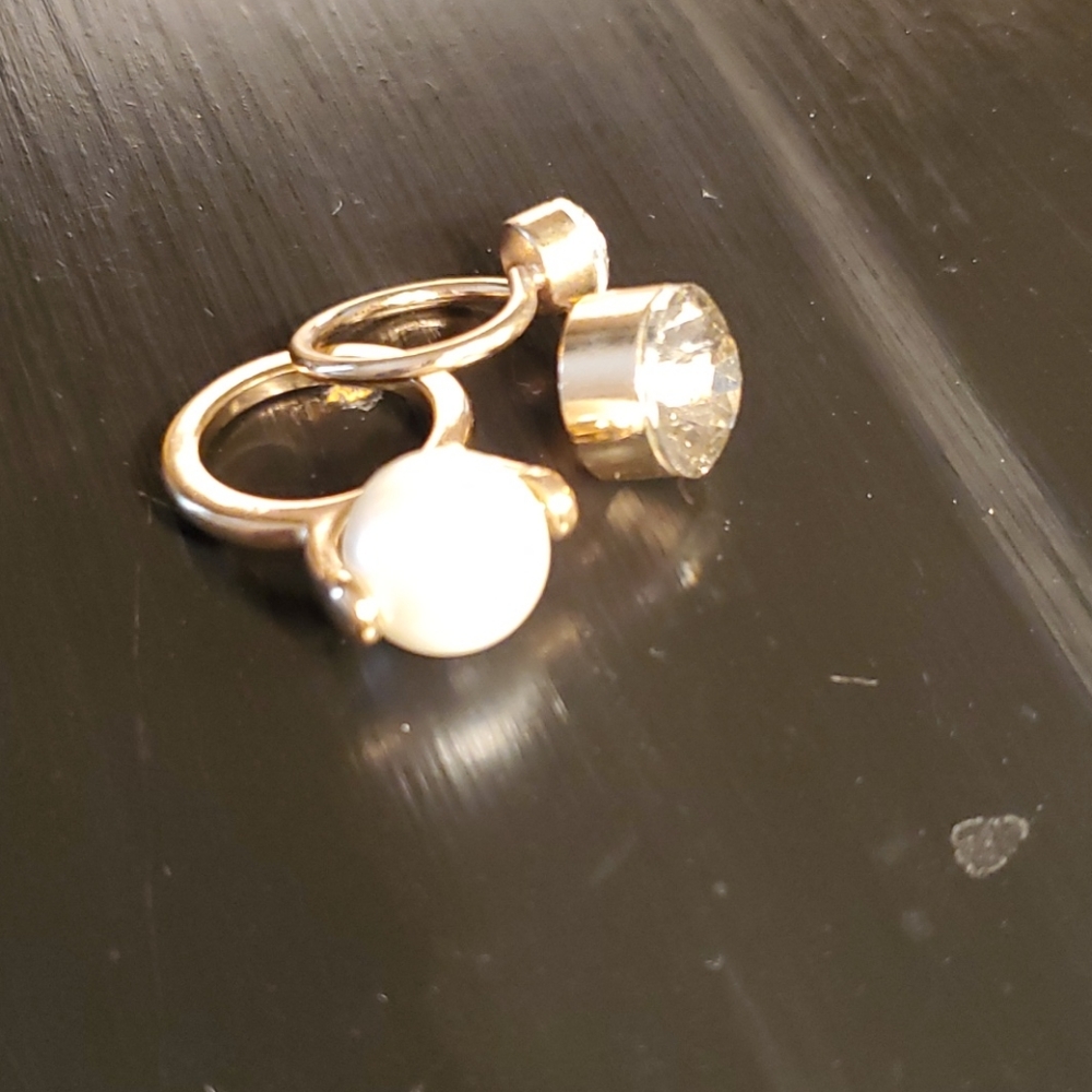 Sam Moon Two gold-plated Rings